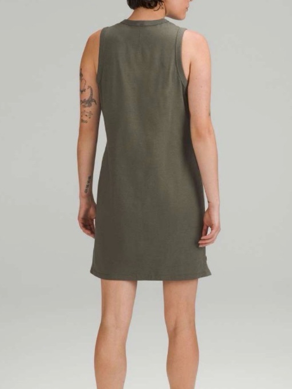 lululemon athletica dark charcoal/black Sleeveless tank Dress